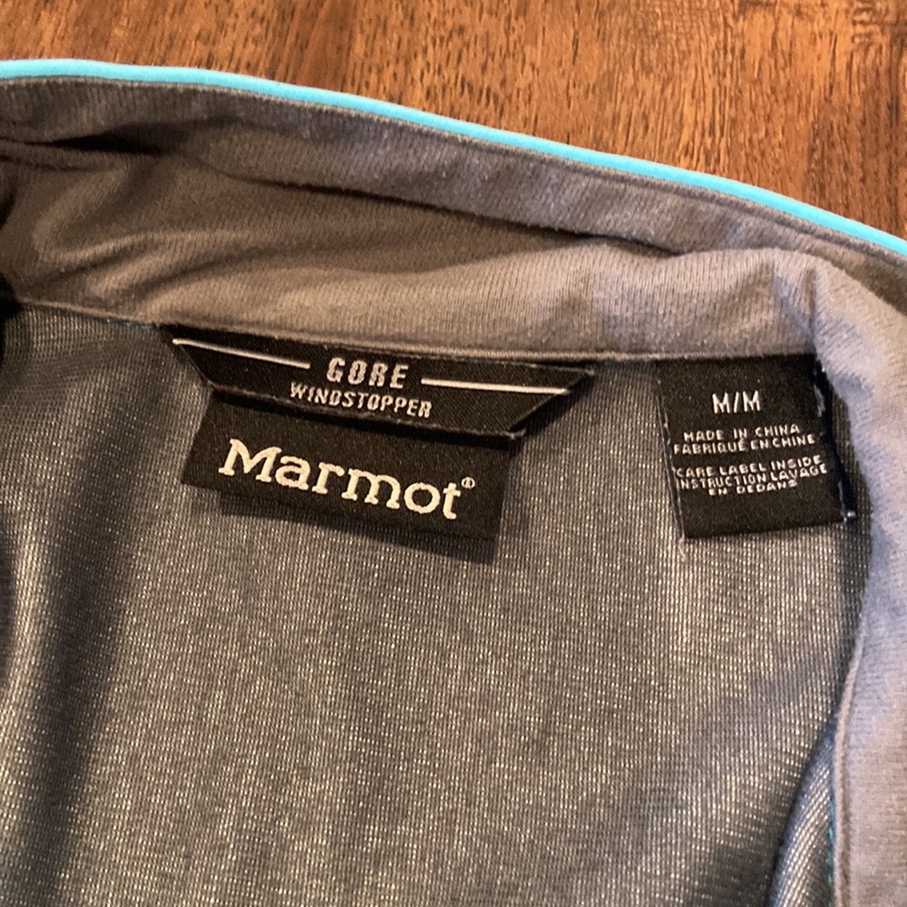 Marmot Gore Windstopper Blue Coat Jacket View 3
